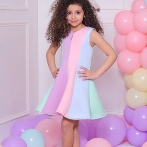 Mimi Tutu Sophie Pastel Multicolor Kids Formal Dress🎉